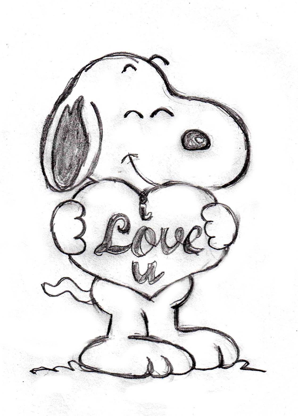 Snoopy Drawing at GetDrawings Free download