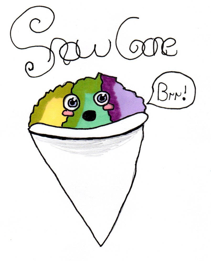 Snow Cone Drawing at GetDrawings Free download