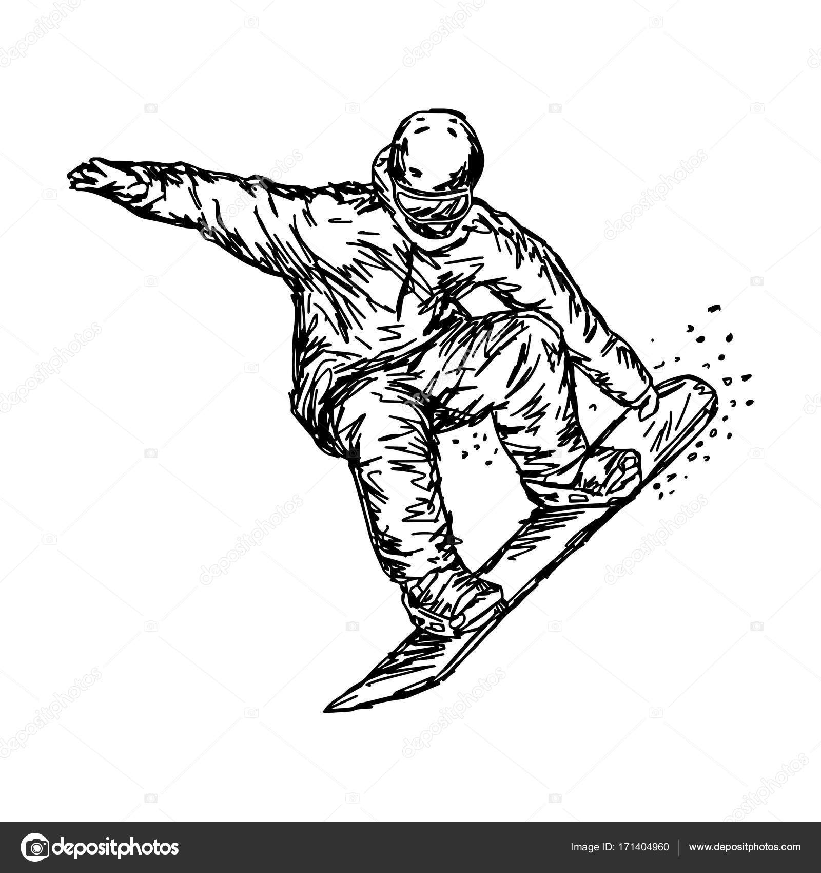 Snowboarder Drawing at GetDrawings Free download