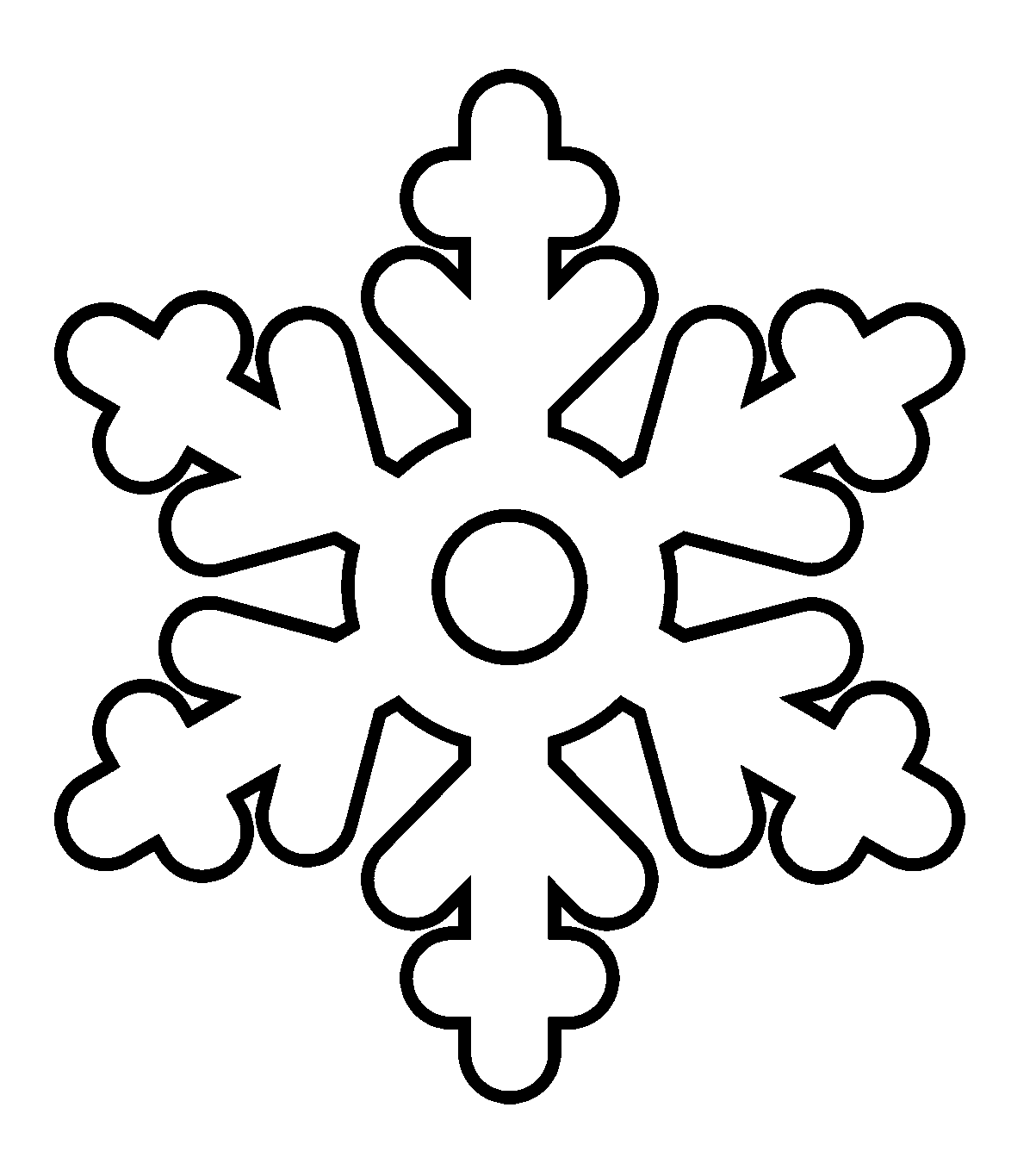 Snowflake Drawing Simple at GetDrawings Free download