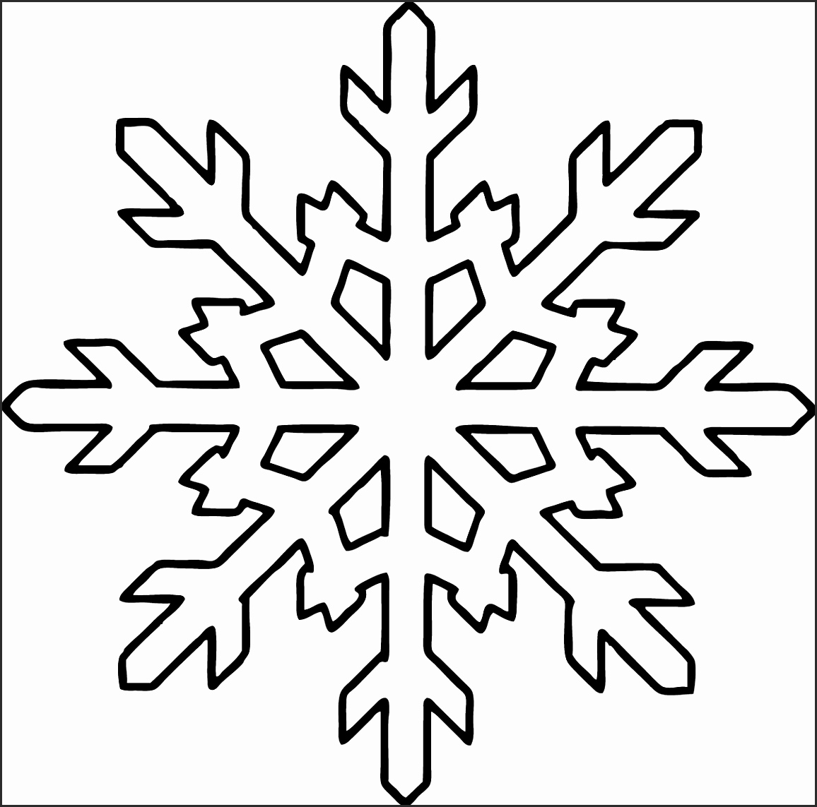 Snowflake Easy Drawing at GetDrawings Free download