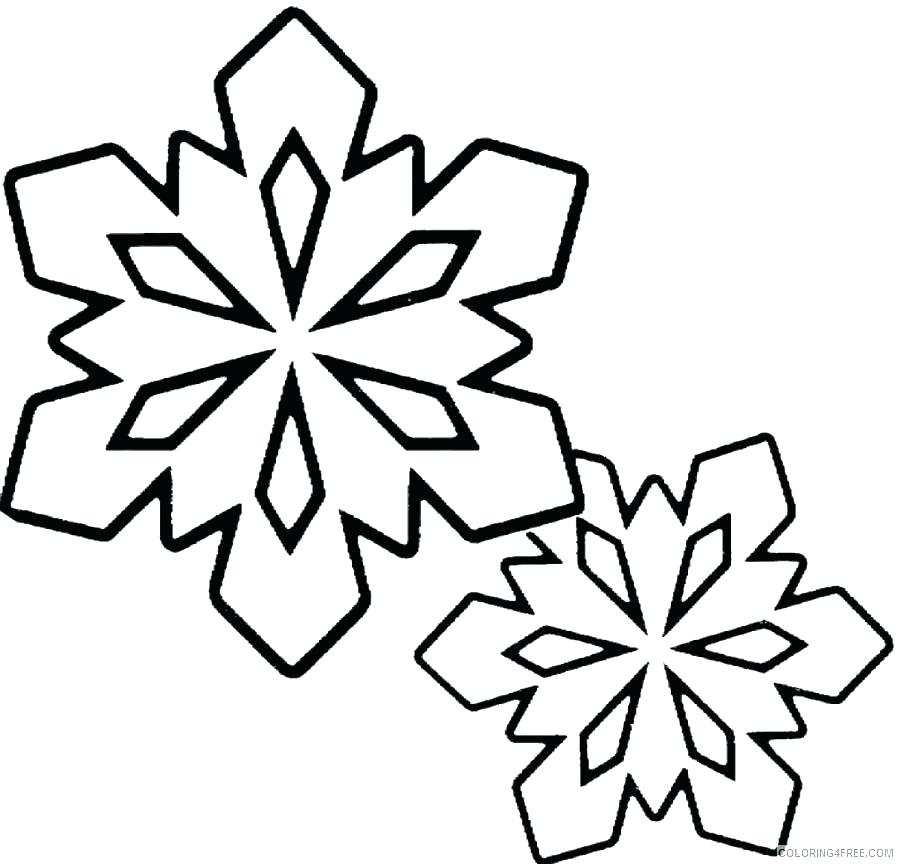 Snowflakes Line Drawing at GetDrawings Free download