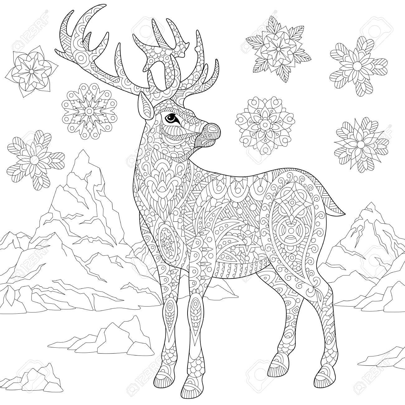 Snowy Landscape Drawing at GetDrawings | Free download