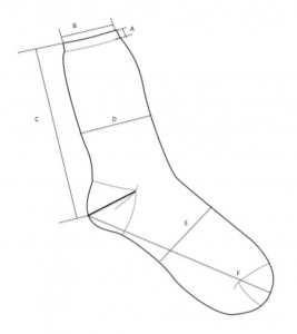 Sock Technical Drawing at GetDrawings | Free download