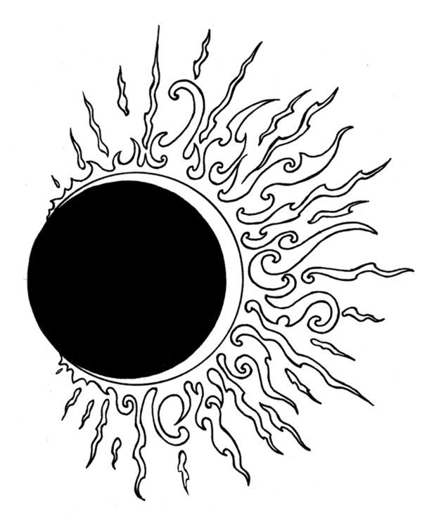 Solar Eclipse Drawing at GetDrawings Free download