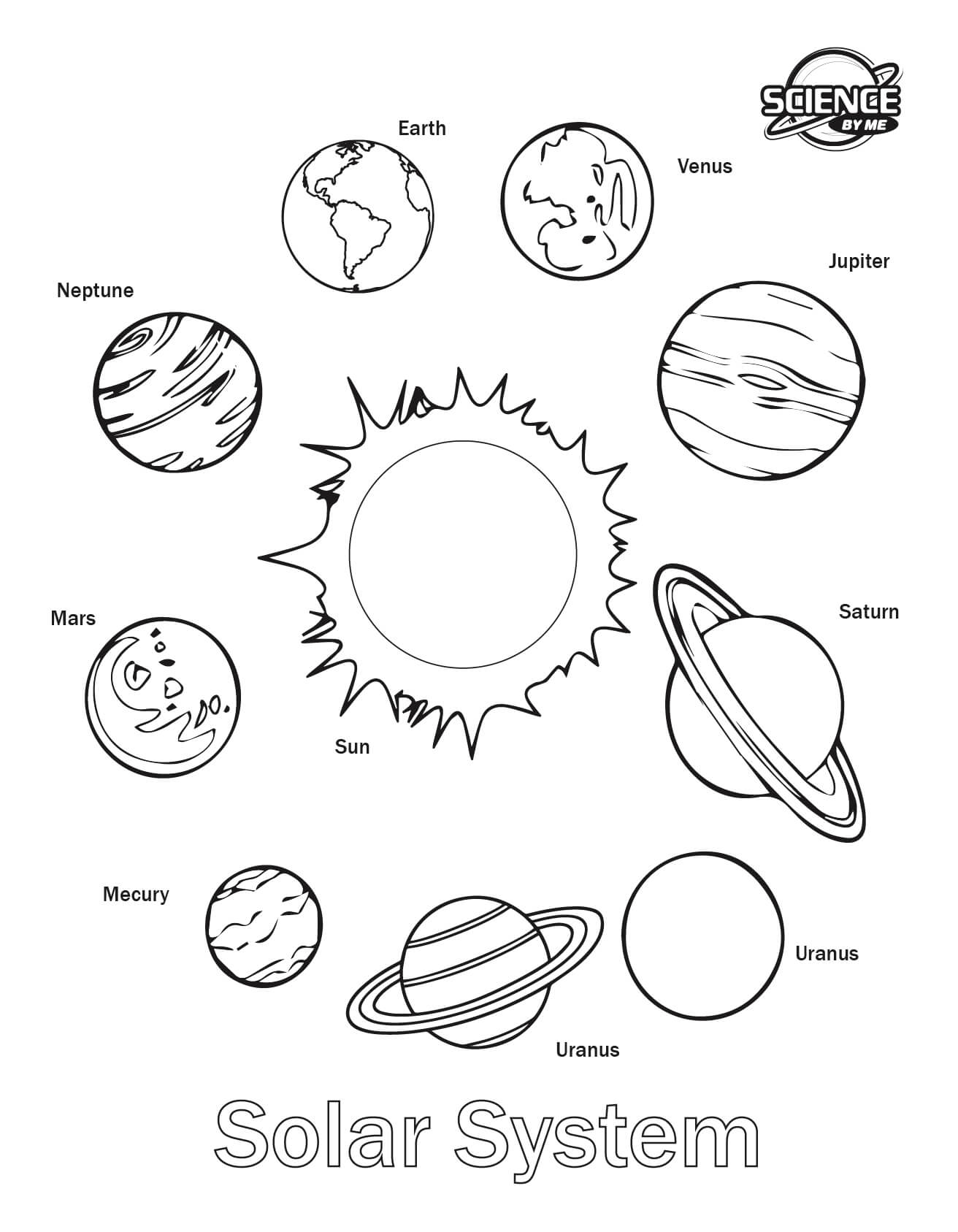 Solar System Drawing For Kids at GetDrawings | Free download