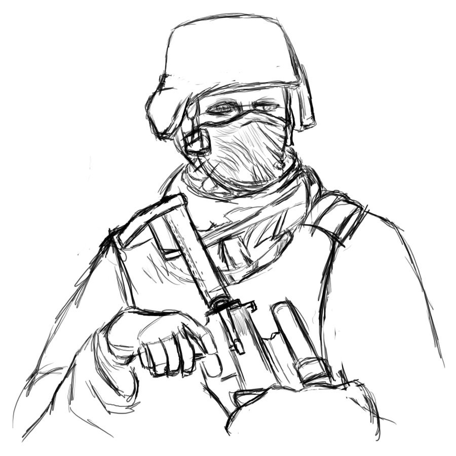 Ww2 Sketches Easy / Soldier Drawing Easy at GetDrawings Free download