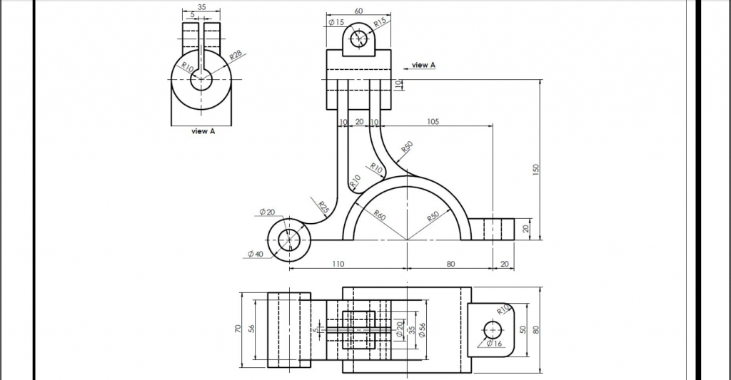 Solidworks Engineering Drawing At Getdrawings Free Download