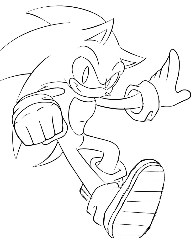 sonic drawing at getdrawings com free for personal use.