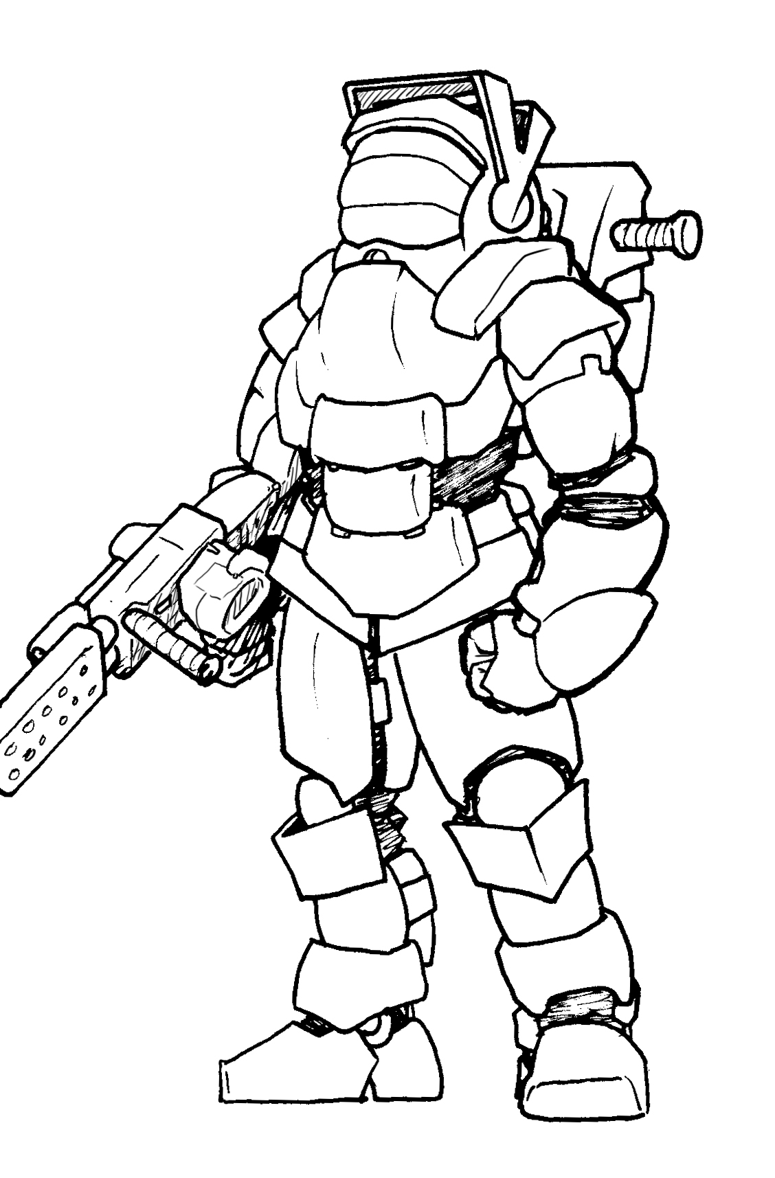 Space Suit Drawing at GetDrawings | Free download