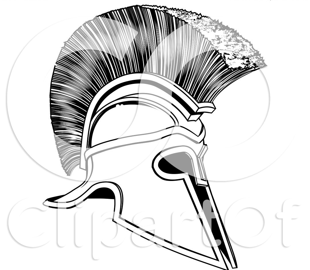 Коринфский шлем тату