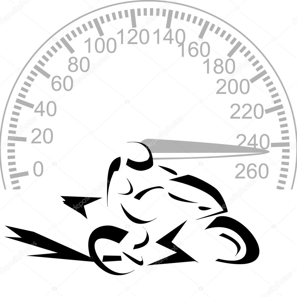 Спидометр мотоцикла рисунок