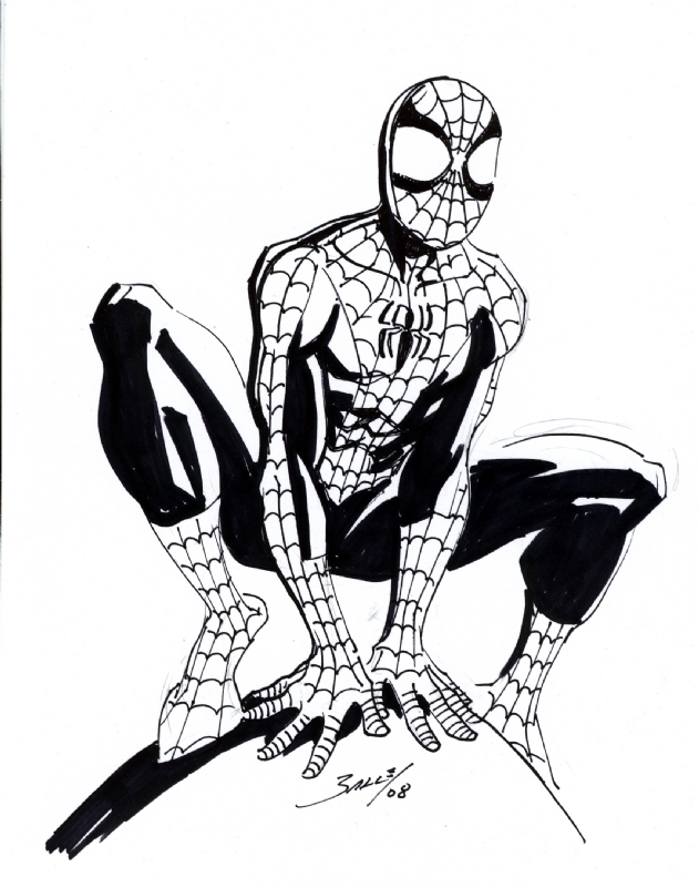 Spider Man Comic Drawing At Getdrawings 