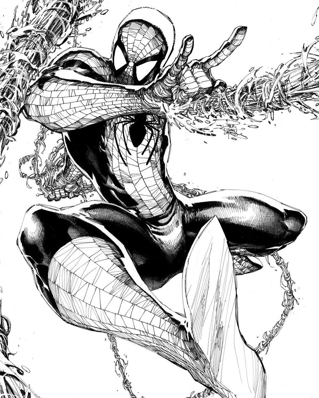 Spider Man Comic Drawing at GetDrawings | Free download