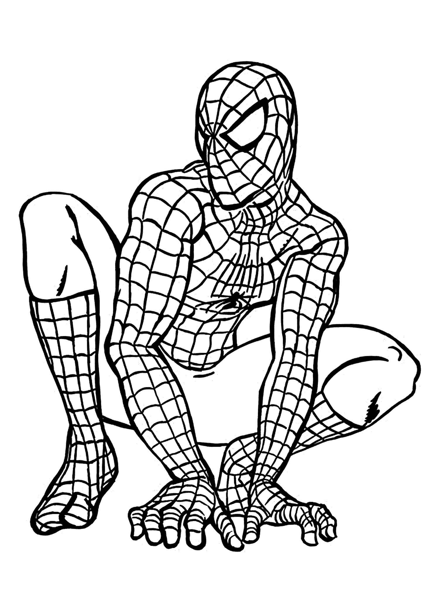 Spider Man Simple Drawing at GetDrawings | Free download