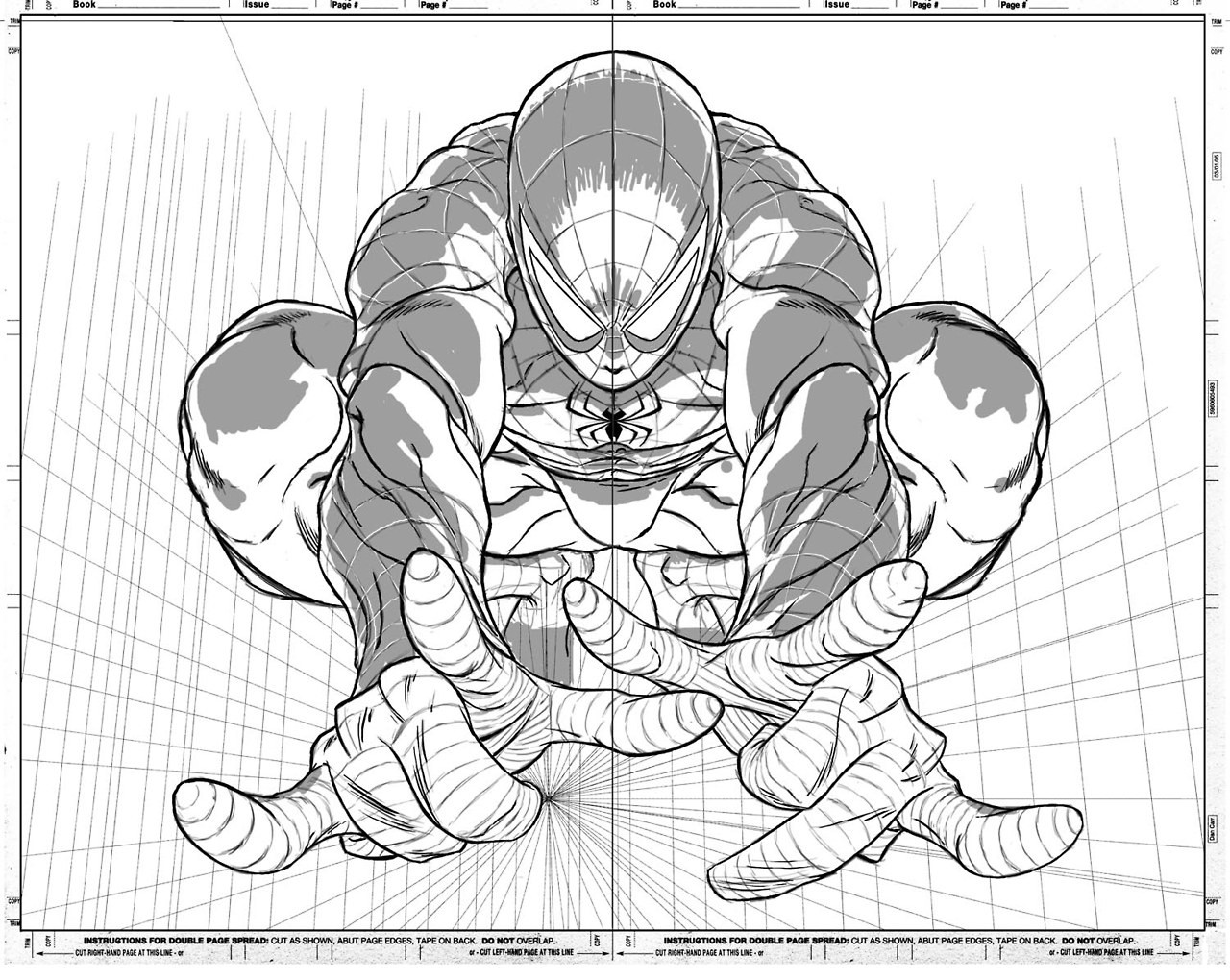 Spiderman Comic Drawing at GetDrawings | Free download