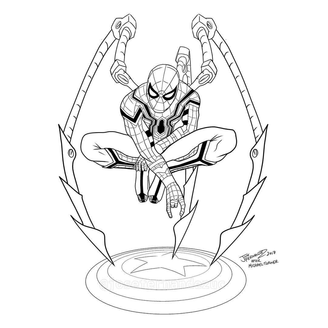 Spiderman Costume Drawing at GetDrawings Free download