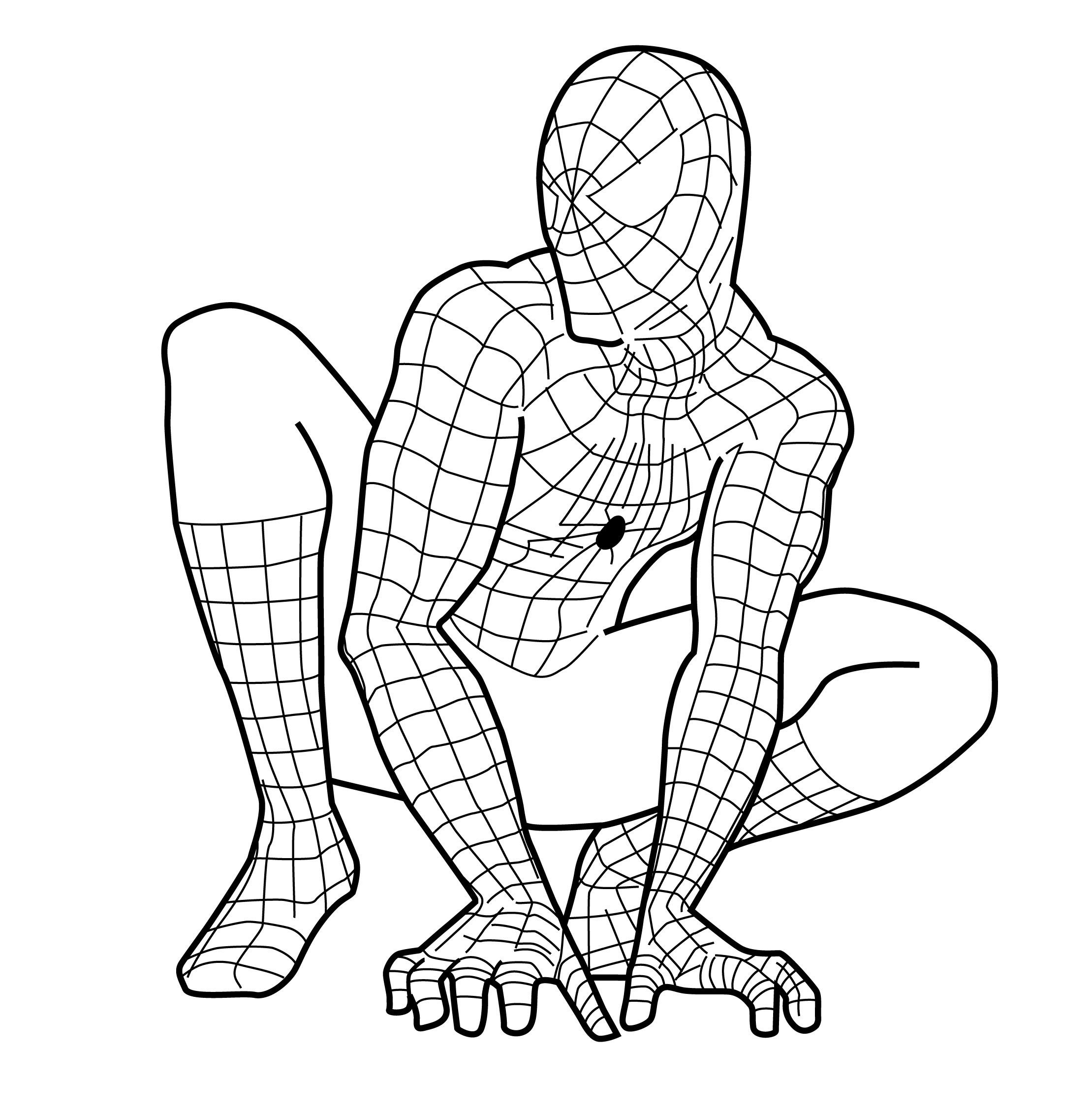 Spiderman Drawing For Kids at GetDrawings Free download