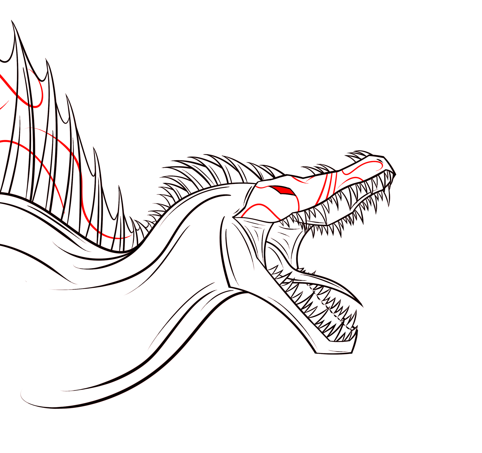 Рисунок Спинозавра