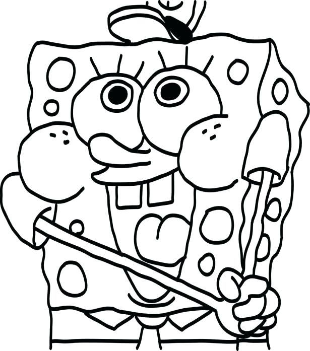 Sponge Bob Square Pants Drawing At Getdrawings Free Download
