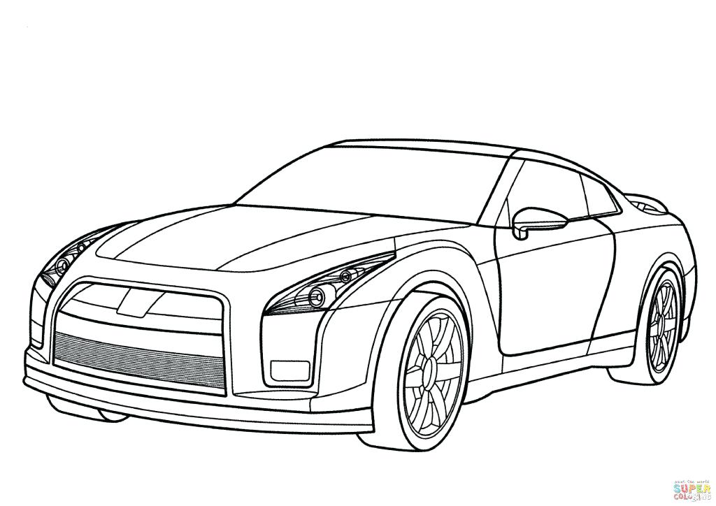 Sports Car Drawing Outline at GetDrawings | Free download