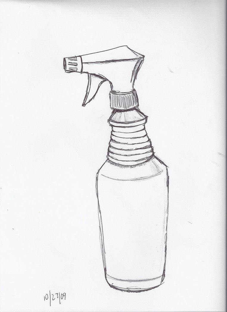 Spray Bottle Drawing at GetDrawings Free download