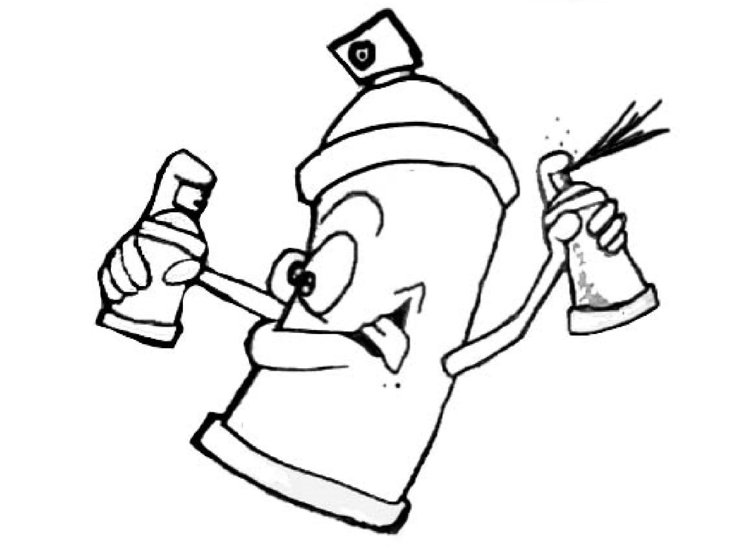 Spray Cans Drawing at GetDrawings | Free download