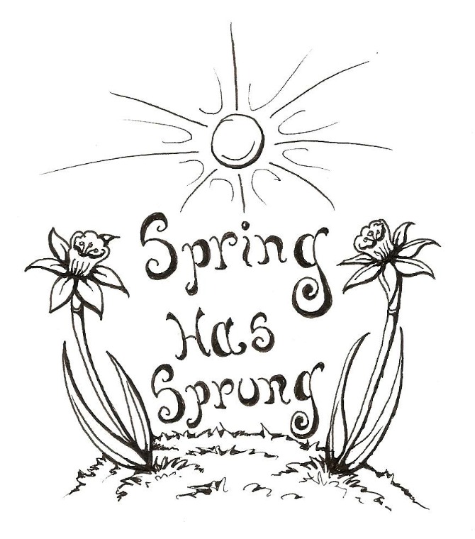 Spring Drawing at GetDrawings | Free download