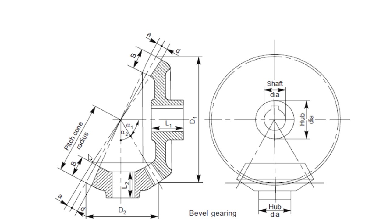 Spur Gear Drawing At GetDrawings | Free Download