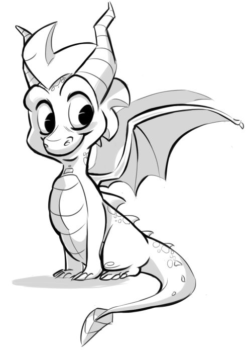 Spyro Drawing at GetDrawings | Free download