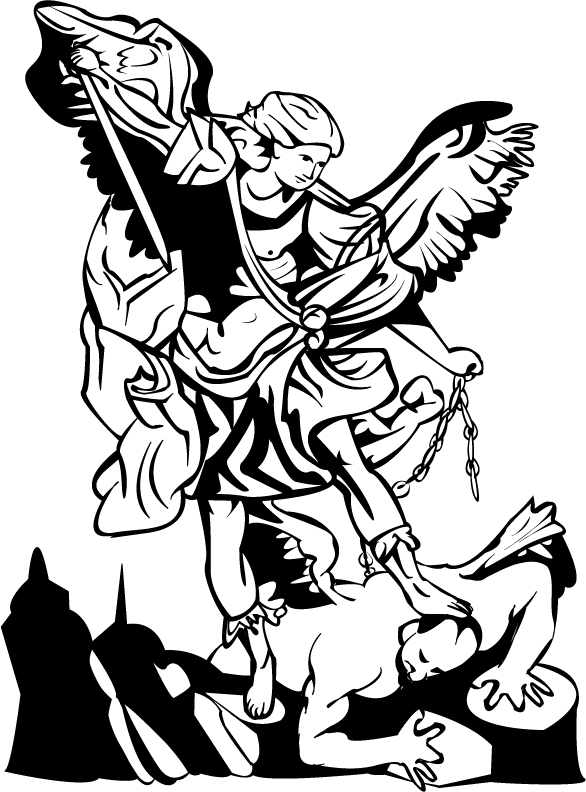 St Michael The Archangel Drawing at GetDrawings Free download.