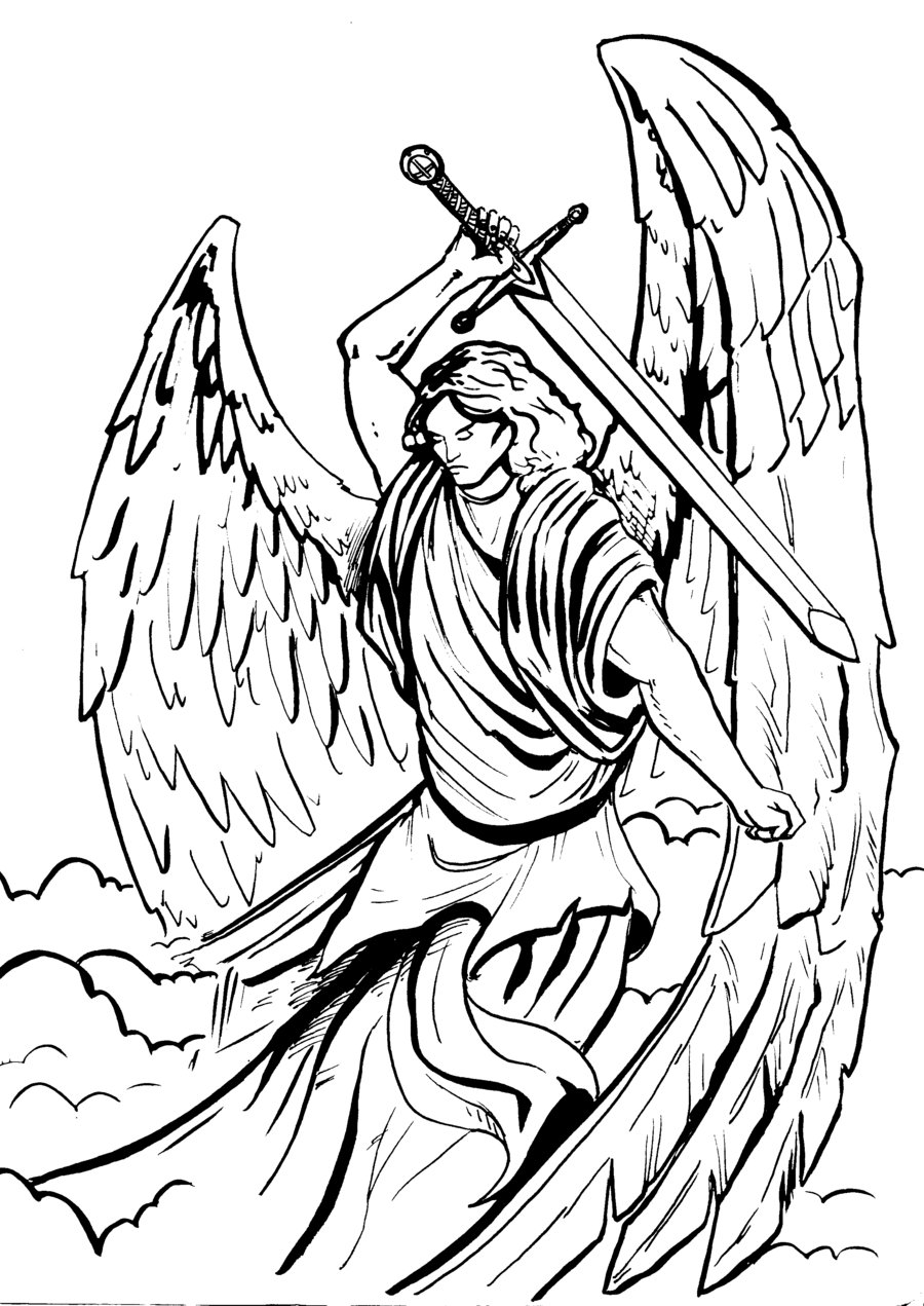 St Michael The Archangel Drawing At GetDrawings Free Download