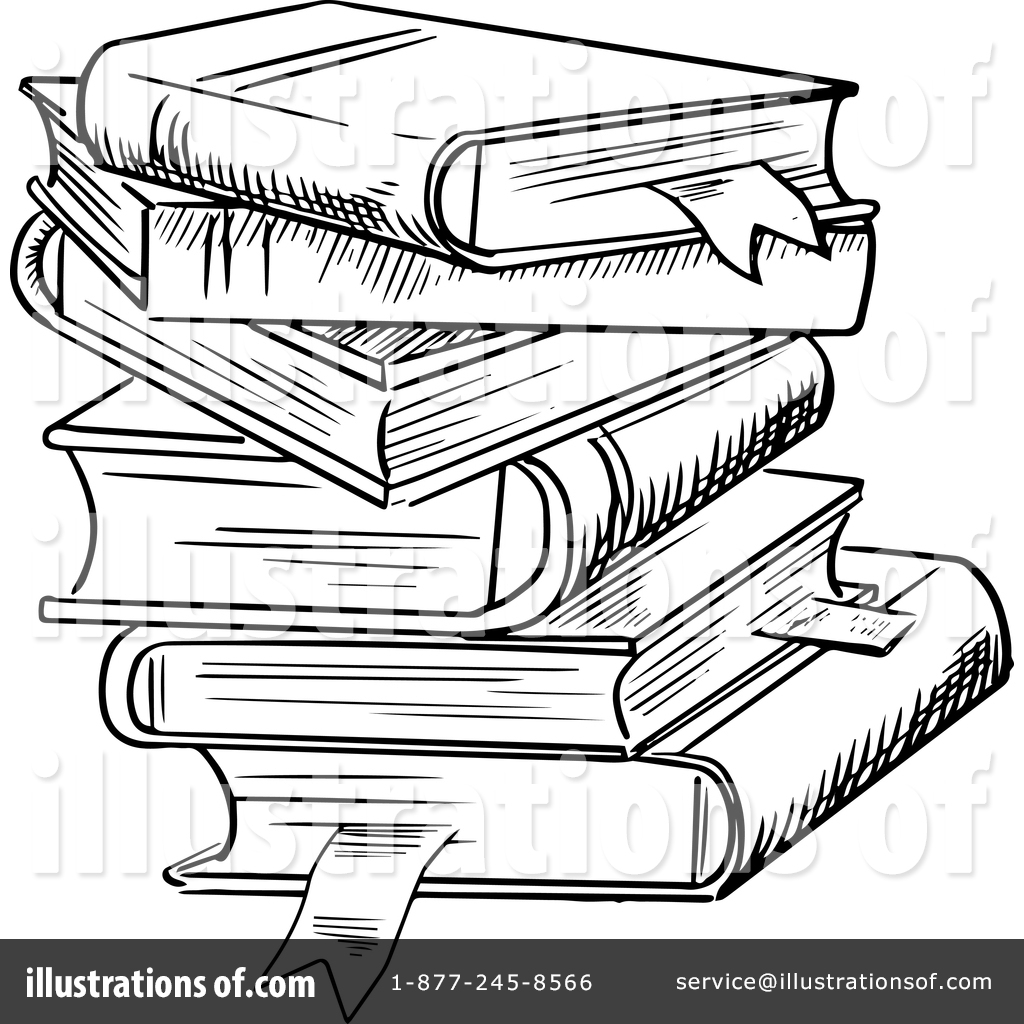 Stack Of Books Drawing At Getdrawings Free Download