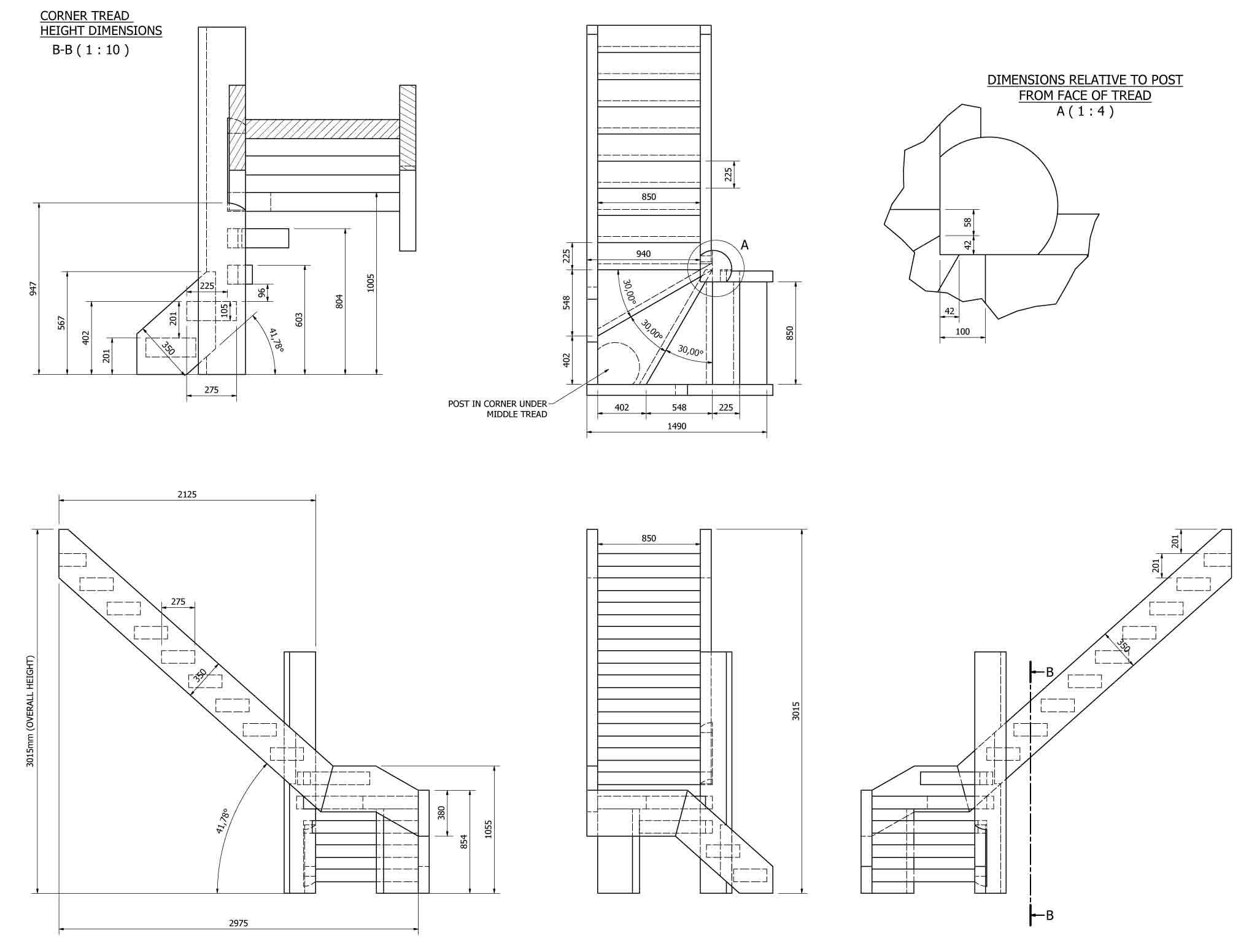 Staircase Plans Drawing at GetDrawings Free download