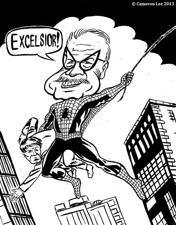 Stan Lee Drawing Spiderman at GetDrawings Free download