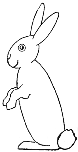 Standing Rabbit Drawing at GetDrawings | Free download