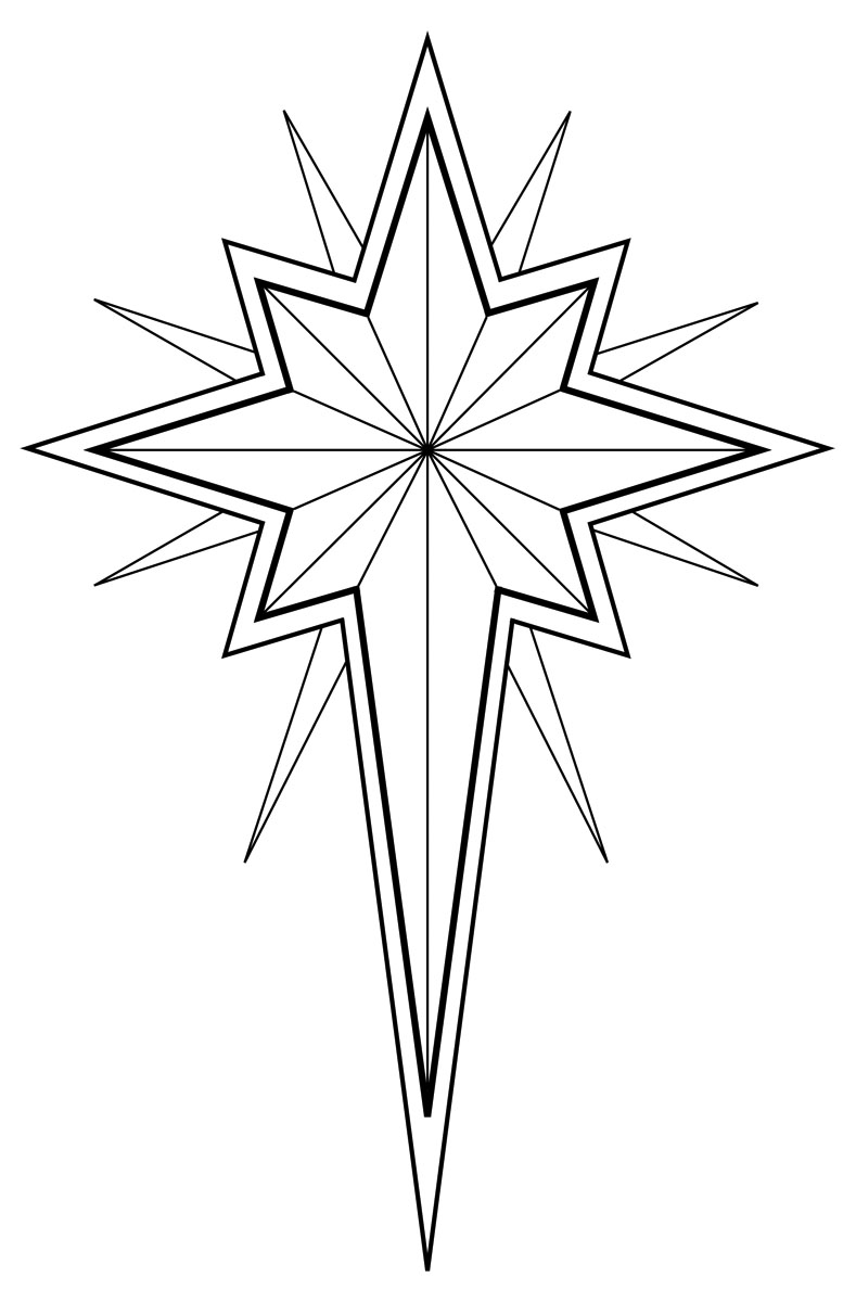 Star Of Bethlehem Template Free Printable