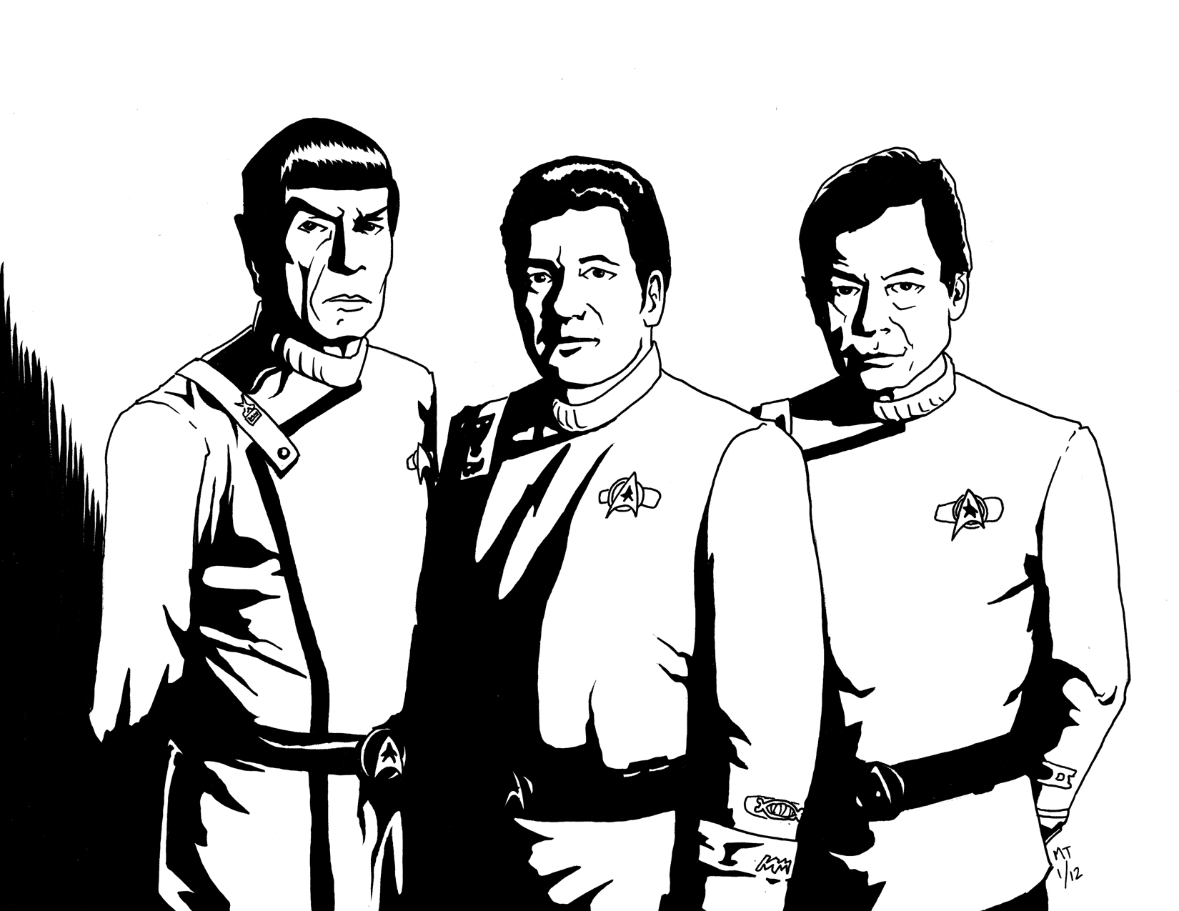 Star Trek Drawing at GetDrawings | Free download