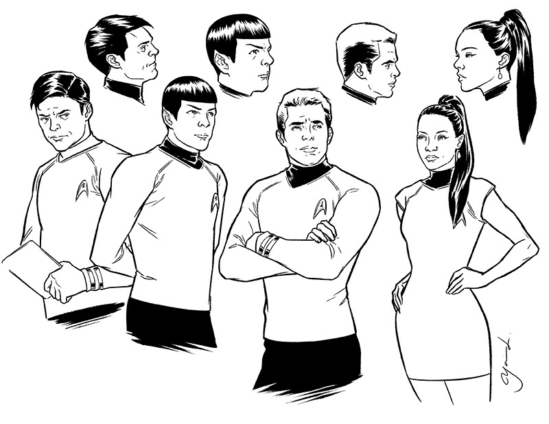 Star Trek Drawing at GetDrawings | Free download