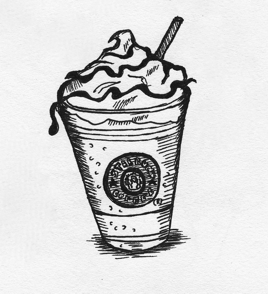 Starbucks Drawing at GetDrawings | Free download