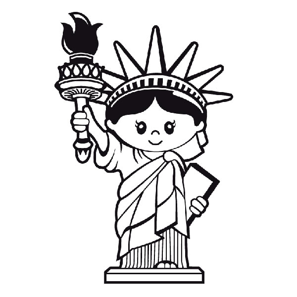 Statue Of Liberty Cartoon Drawing at GetDrawings Free download