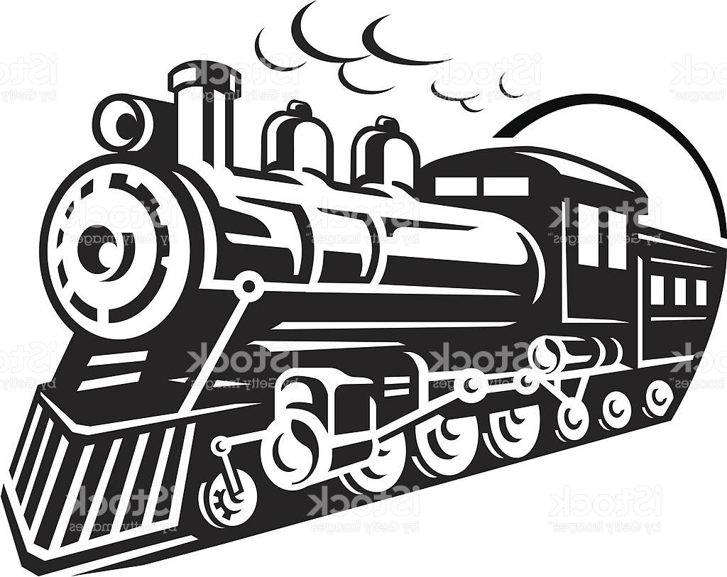 Steam Train Line Drawing at GetDrawings | Free download