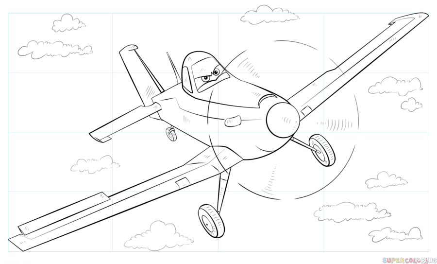 Step By Step Airplane Drawing at GetDrawings Free download