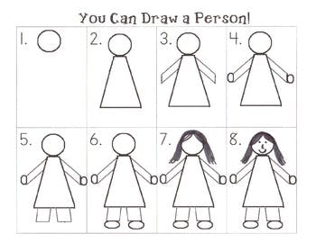 How to Draw a Person Standing Armed Crossed