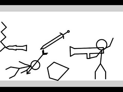 stick figure war drawing