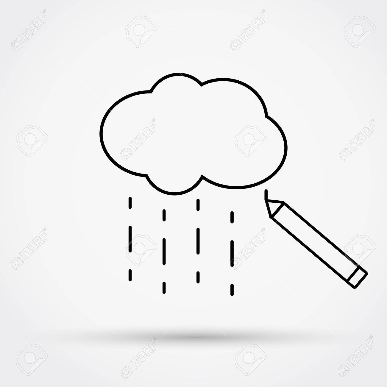 Storm Cloud Drawing at GetDrawings | Free download