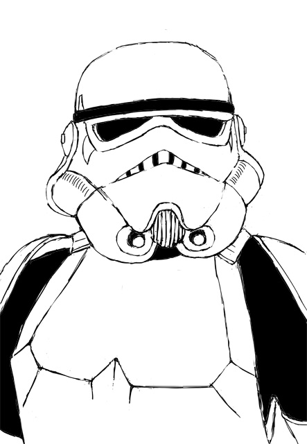 Stormtrooper Drawing At Getdrawings Free Download