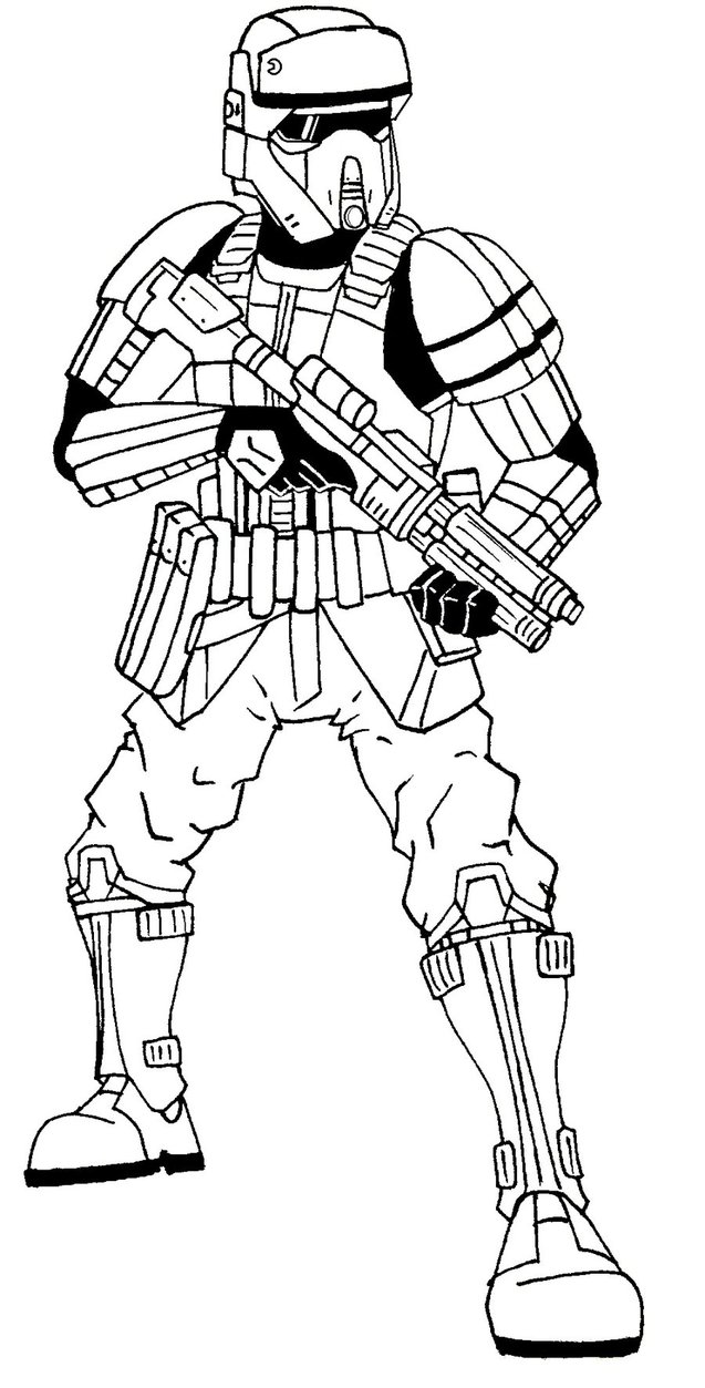 Stormtrooper Line Drawing At Getdrawings 