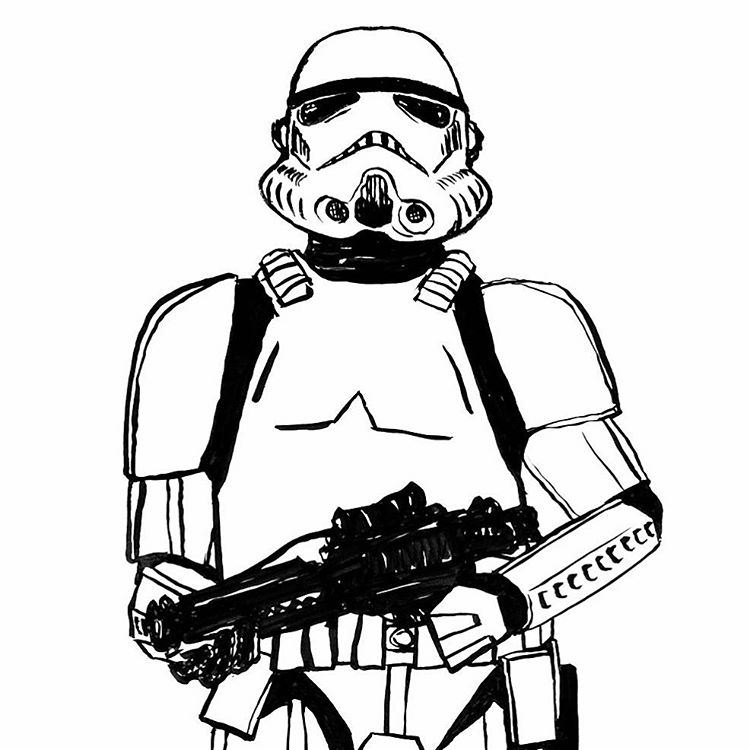 Stormtrooper Mask Drawing at GetDrawings | Free download