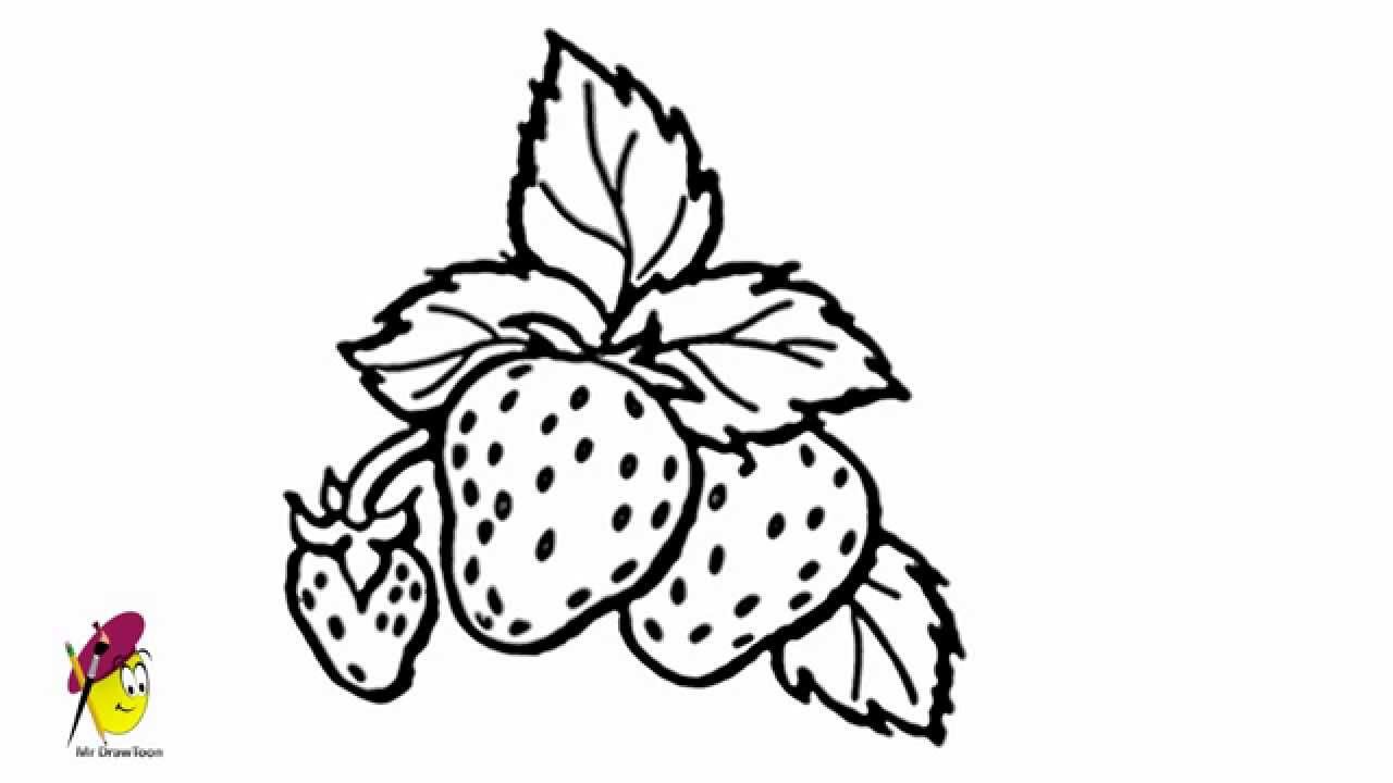 Strawberries Drawing at GetDrawings | Free download